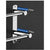 Stretchable 45-75 cm Towel Bar for Bathroom and Kitchen (Two Bars)