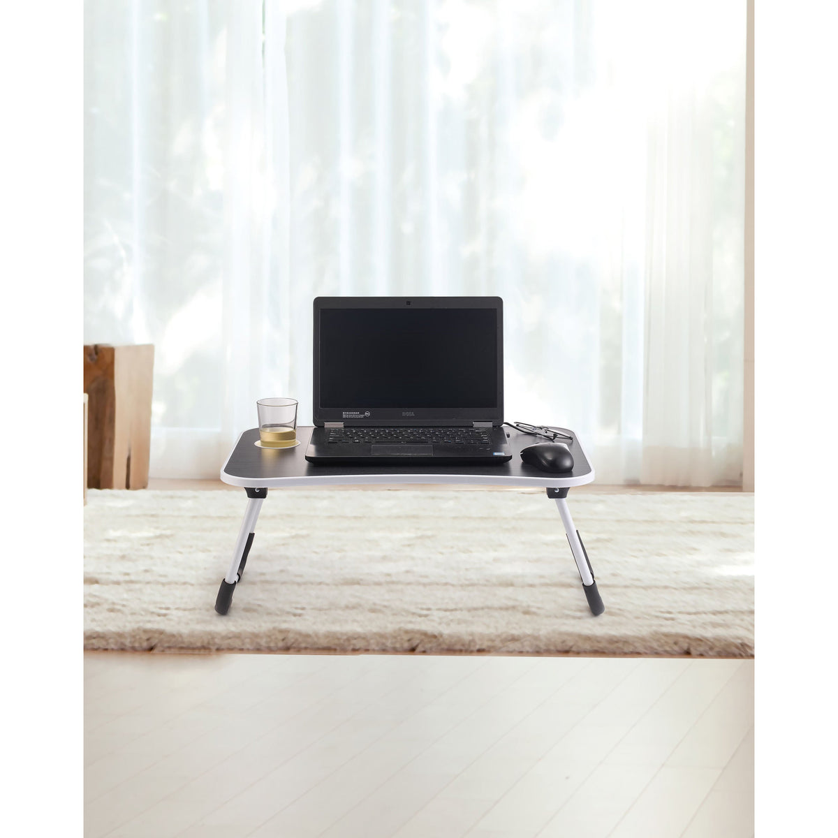 Laptop Bed Desk with Storage and foldable legs for Adults, Kids & Home Office