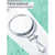 Double-Sided 1X/20X Magnifying Foldable Makeup Mirror for Handheld, Table and Travel Usage