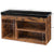 Shoe Storage Bench with Padded Cushion,Flip-Open Storage Box and Adjustable Shelf for Entryway and Living Room