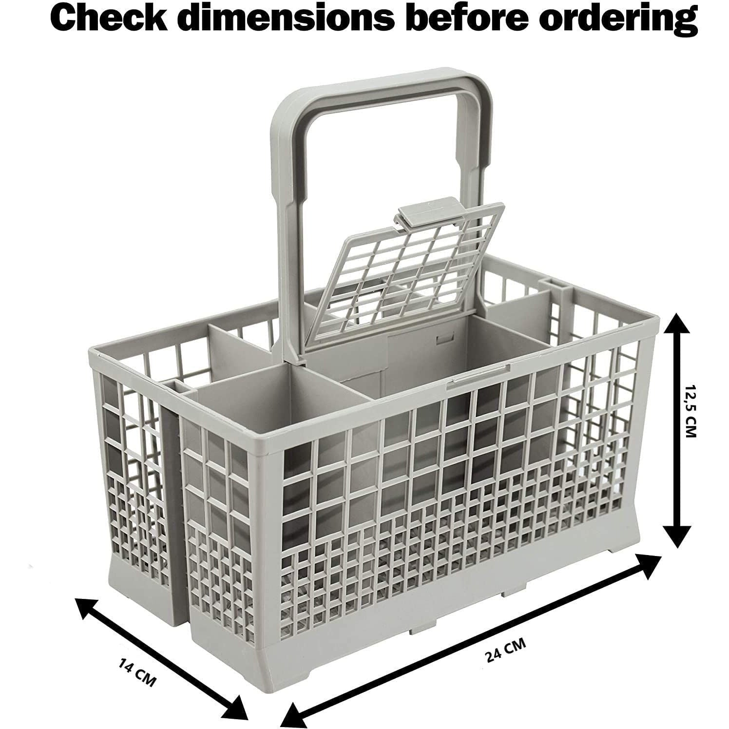 Universal Dishwasher Cutlery Basket (24 x 14 x 12 cm)