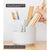 360 degree rotating multi-functional pen holder with 3 separate layer for office desk organiser (Grey)