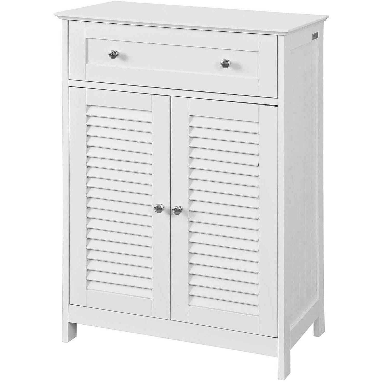 Freestanding Storage Cabinet with Doors/Drawer 60x87x35 cm