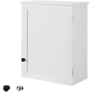 White Wall Cabinet with Door 40x52cm