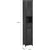 Freestanding Tall Bathroom Cabinet 170 x 32 x 30 cm (Black)