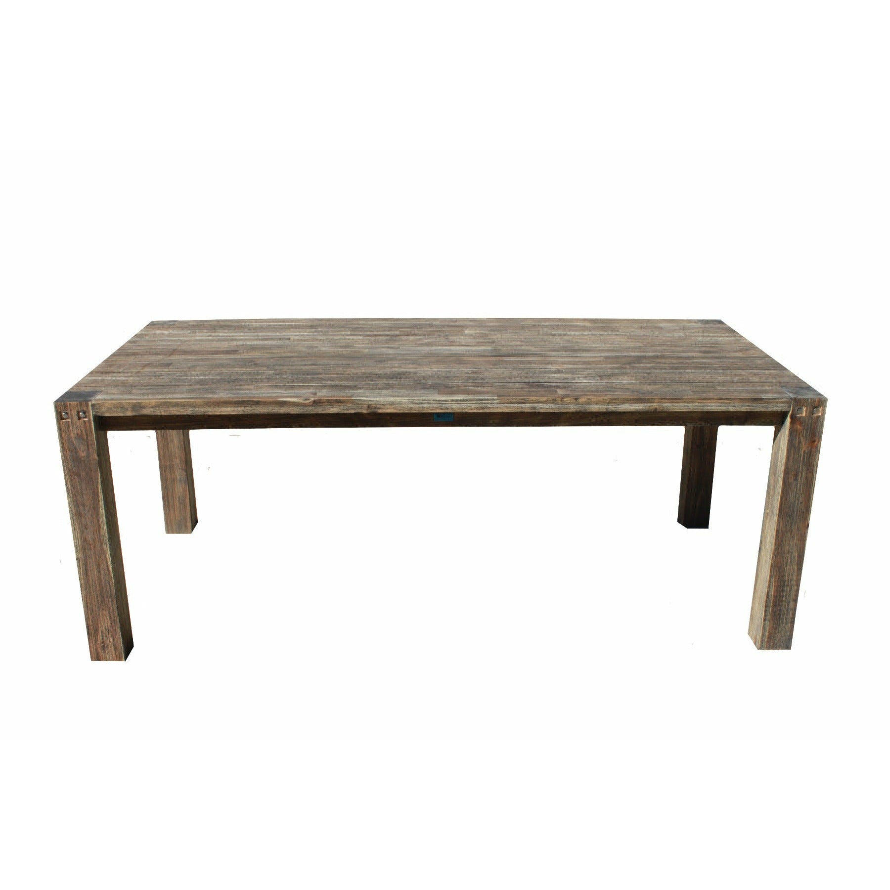 Sturdy 2 Metre Table Black Brush Finish