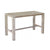 Sturdy 1.8 Metre Bar table White Brush Finish