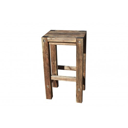 Sturdy Stool Black Brush Finish