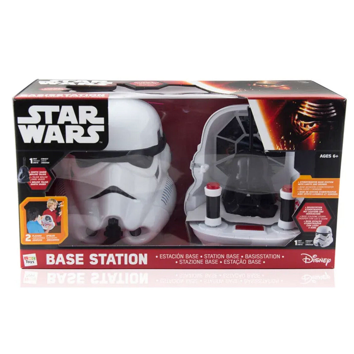 Star Wars Storm Trooper Darth Vader Base Station Light &amp; Sound Talk 6+