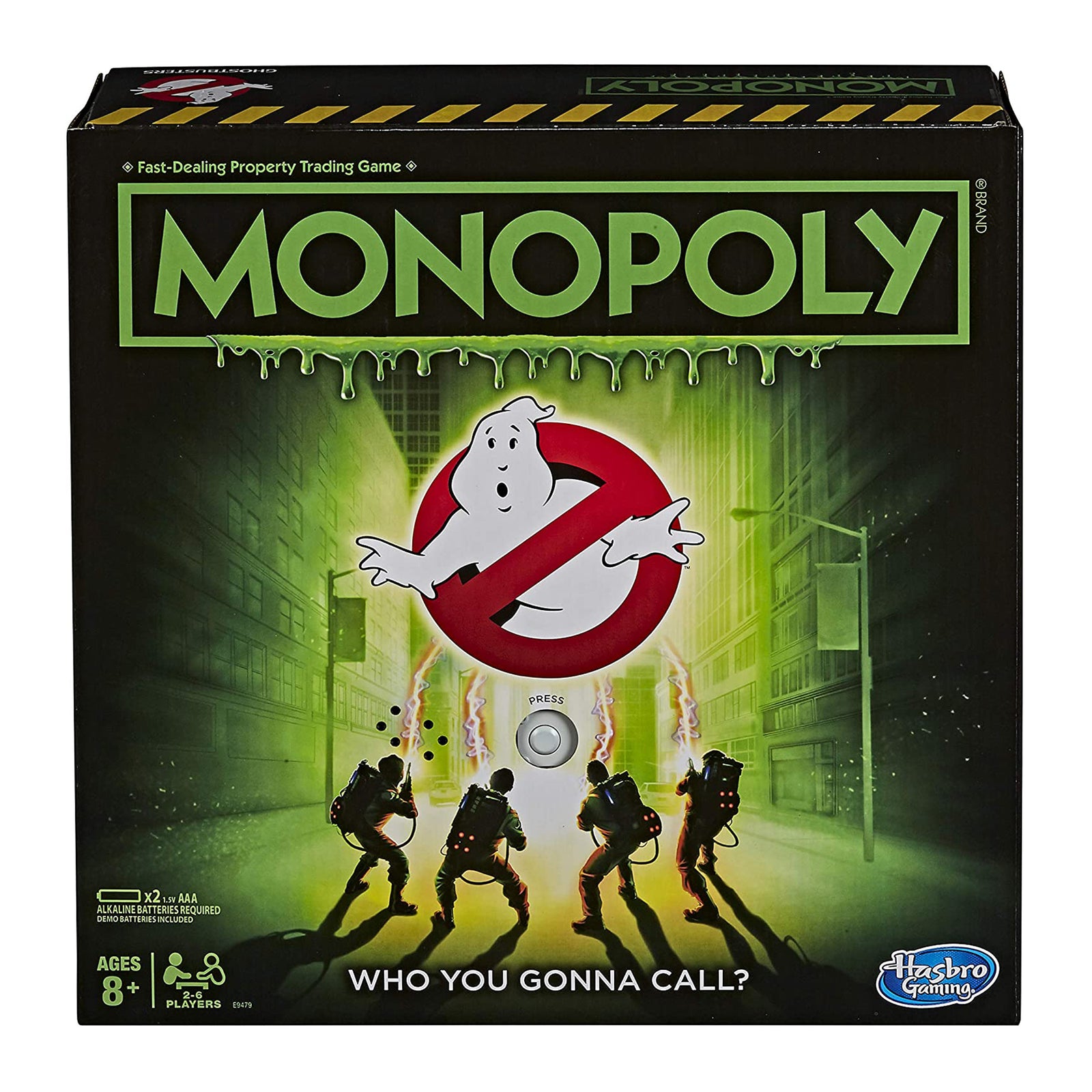 Monopoly Ghostbusters Edition Board Game with Sound Effect - Who you gonna Call ?