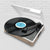 mbeat Slim Wooden Style USB Turntable