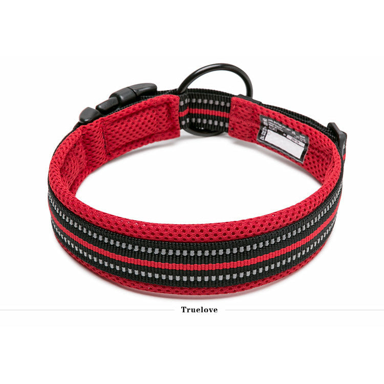 Heavy Duty Reflective Collar Red S