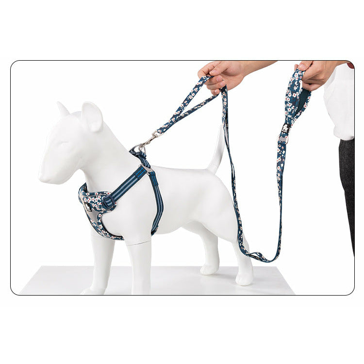 Floral Multi Handle Saxony Blue - M