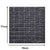 10PCS 3D Foam Black Brick Self Adhesive Home Wallpaper Panels 70 x 77cm