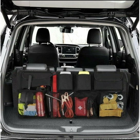 Car Seat Back Organiser Hanging Pouch Bag SUV Hatchback Trunk Boot Storage