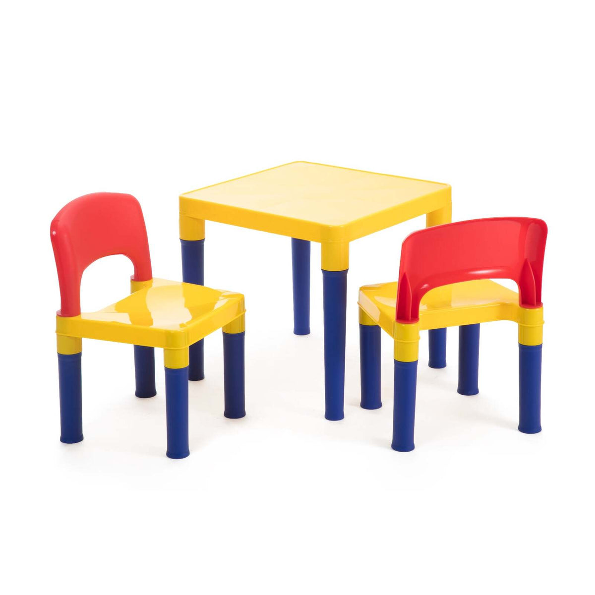 Kids Table &amp; 2 Chairs Plastic Set