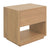 Oscar 1 Drawer Bedside Table (Latte)
