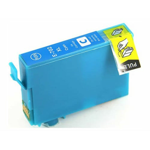 Compatible Premium Ink Cartridges 702XL Cyan  Inkjet Cartridge C13T345292 - for use in Epson Printers