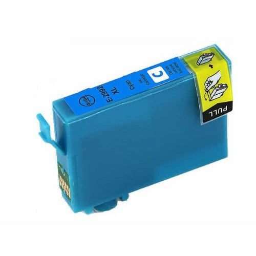 Compatible Premium Ink Cartridges T029XL/T2992 Cyan   Inkjet Cartridge C13T299292 - for use in Epson Printers