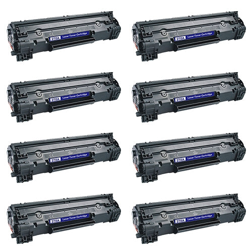 Compatible Premium 8 x 78A Black (CE278A) Toner Cartridge - for use in HP Printers