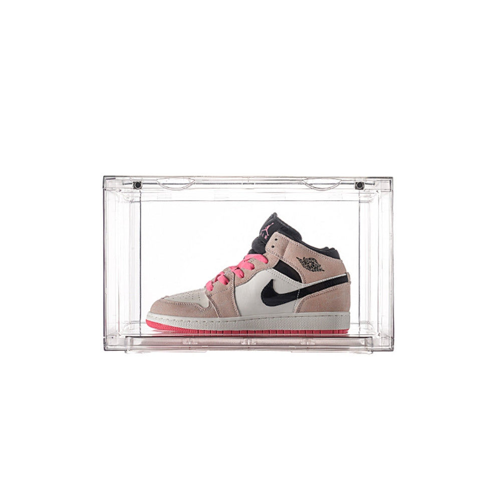 Shoe Display Box Clear Container Stackable Boxes Storage Case