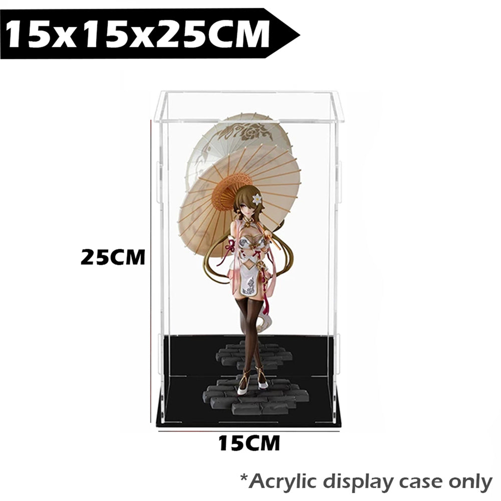 15x15x25CM Acrylic Display Case Action Figure Box Dustproof Model Collections