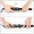 5 in 1 Hair Curler Wand Set Ceramic Styling Curling Iron Roller Barrel LED+Glove