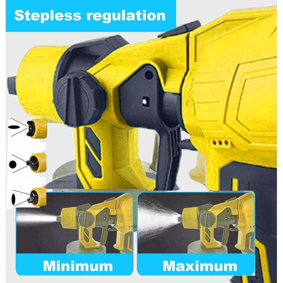 Cordless High Pressure Airless Spray Gun Paint Sprayer For Makita 36V Battery AU