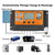 100A MPPT Solar Power Panel Regulator Charge LCD Controller 12V/24V Dual USB A