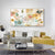 40cmx80cm Floral Watercolor Style Wood Frame Canvas Wall Art
