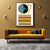 60cmx90cm Music Black Frame Canvas Wall Art