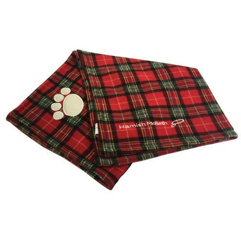 Red Tartan Dog Blanket