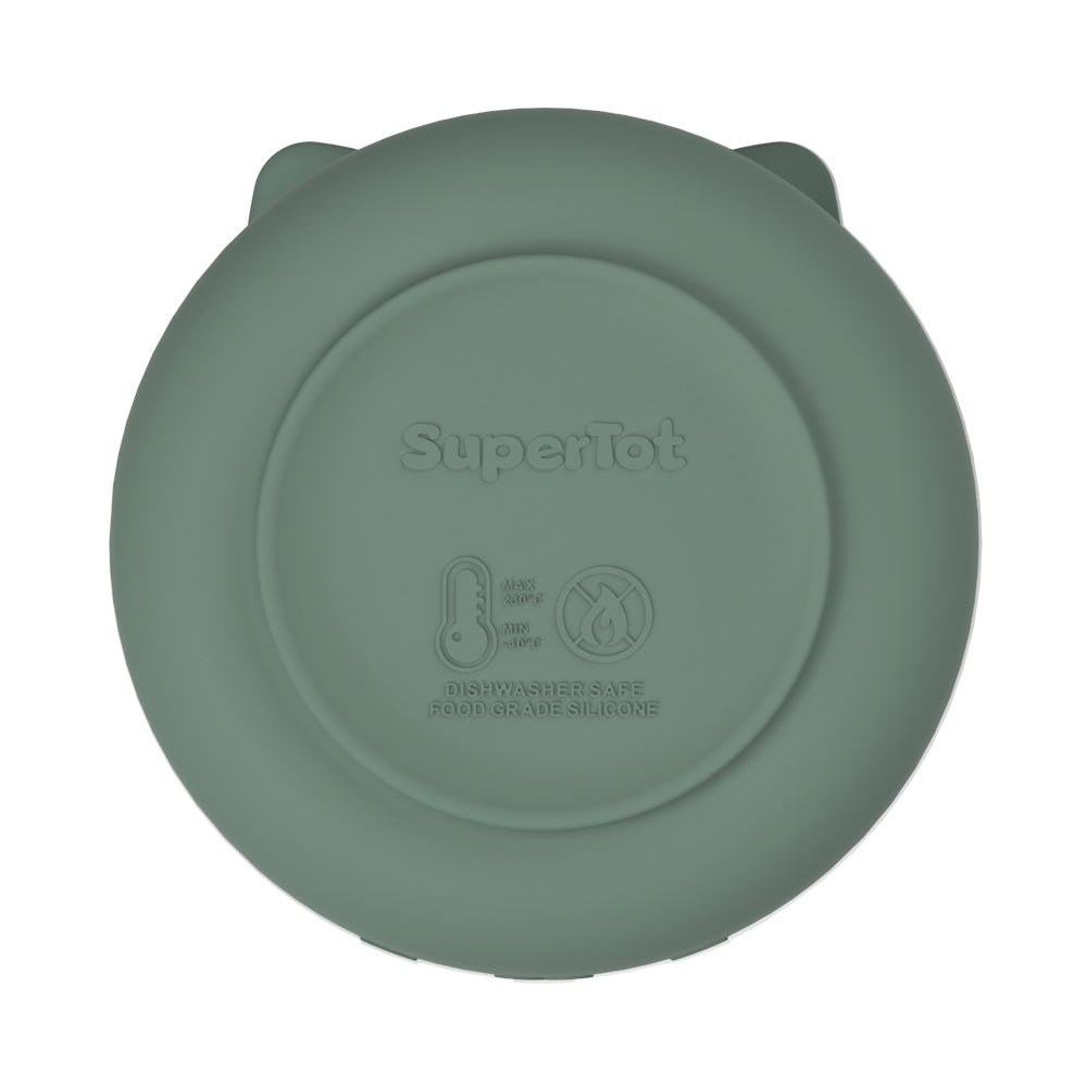 Riley Silicone Bowl -Olive Green