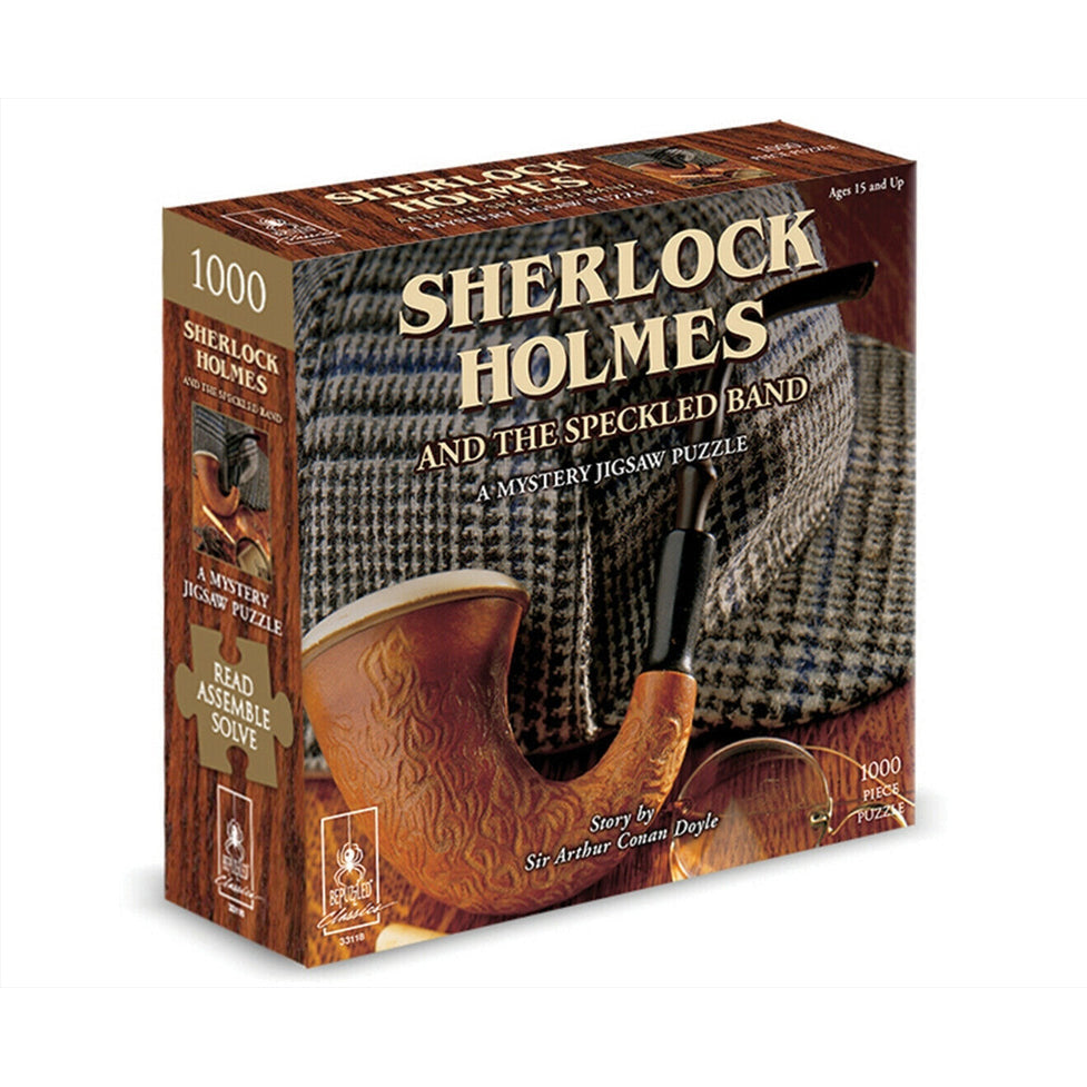Sherlock Holmes With Book - 1000 Piece Puzzle