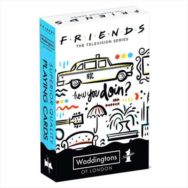 Friends Waddingtons Number 1 Playing Cards