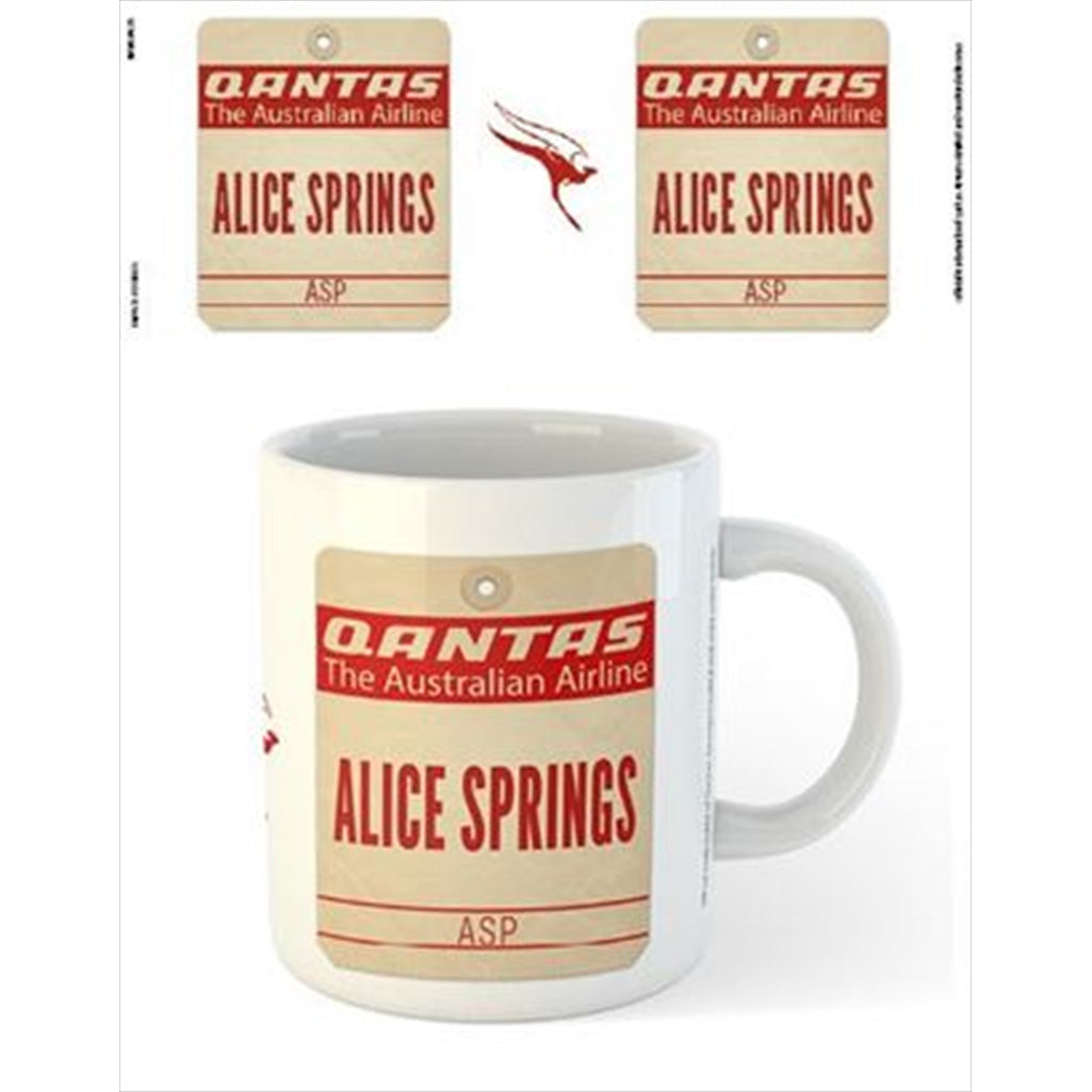 Qantas - Alice Springs Destination Tag
