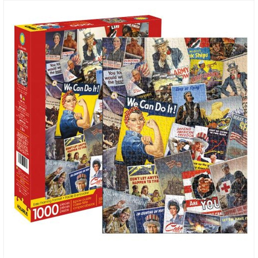 Smithsonian War Posters Collage 1000 Piece Puzzle