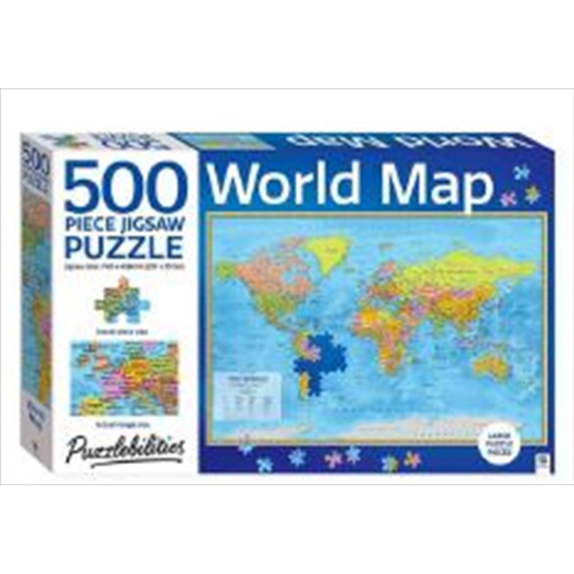 World Map Jigsaw Puzzle - 500 Piece