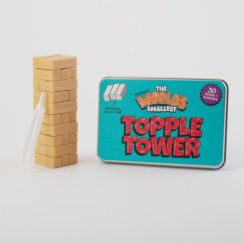 Worlds Smallest Topple Tower