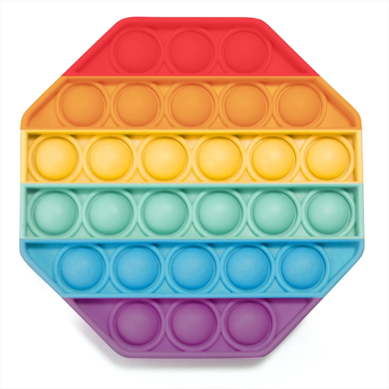 Rainbow Octagon Push And Pop