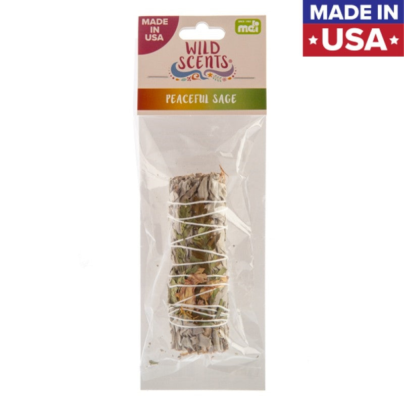 Wild Scents Peaceful Sage &amp; Herbs Smudge Stick