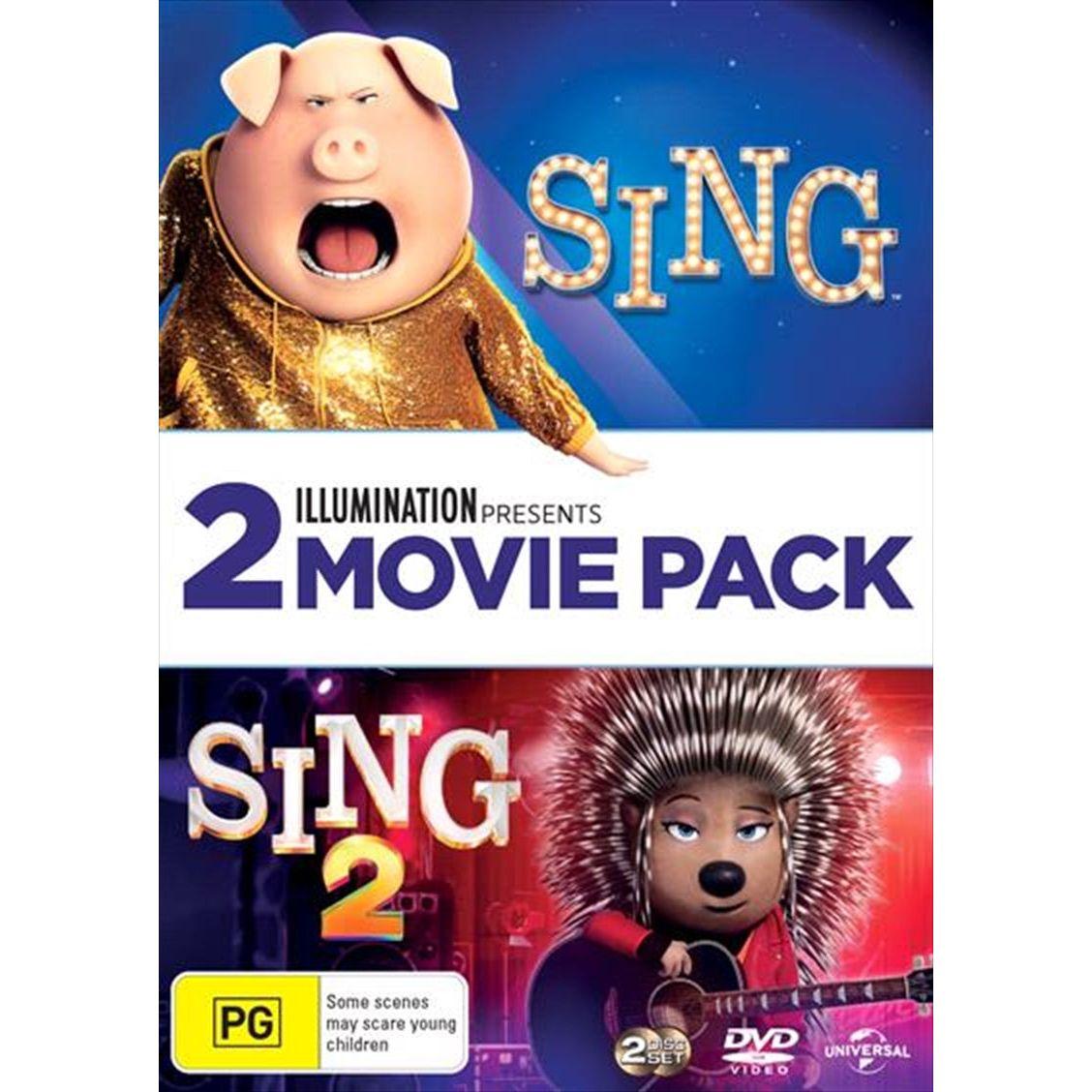 Sing / Sing 2 | 2 Movie Franchise Pack DVD