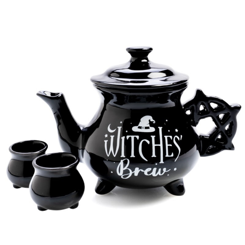 Witches&#39; Brew Cauldron Tea Set