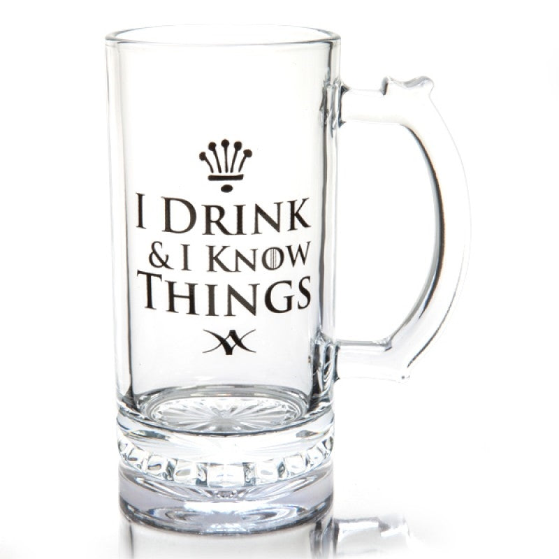I Drink &amp; I Know Things Beer Stein