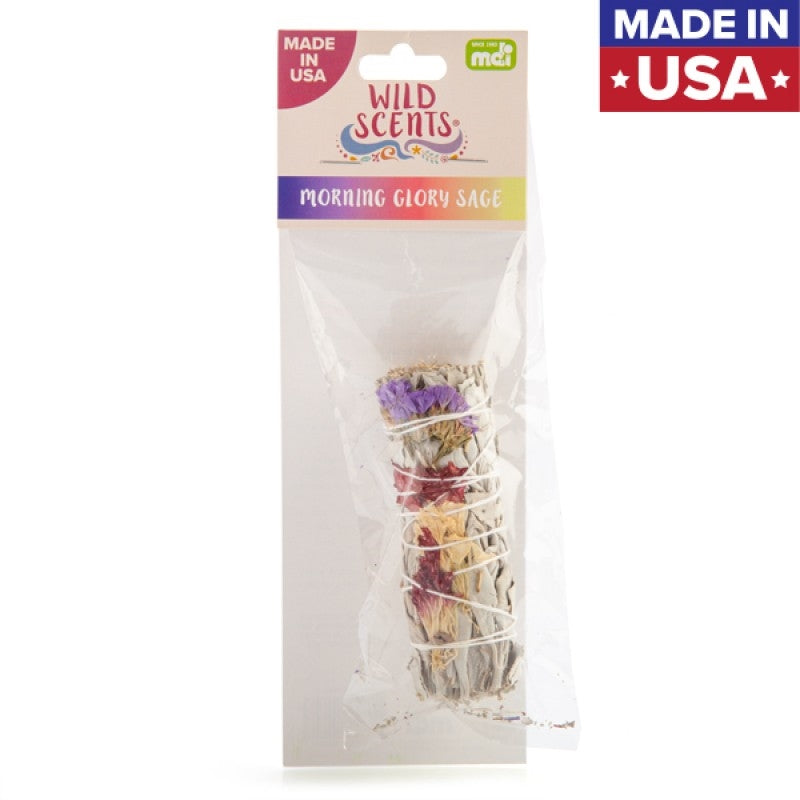 Wild Scents Morning Glory Sage &amp; Herbs Smudge Stick