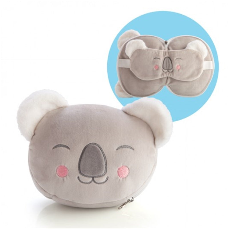 Smoosho&#39;s Pals Travel Koala Mask &amp; Pillow