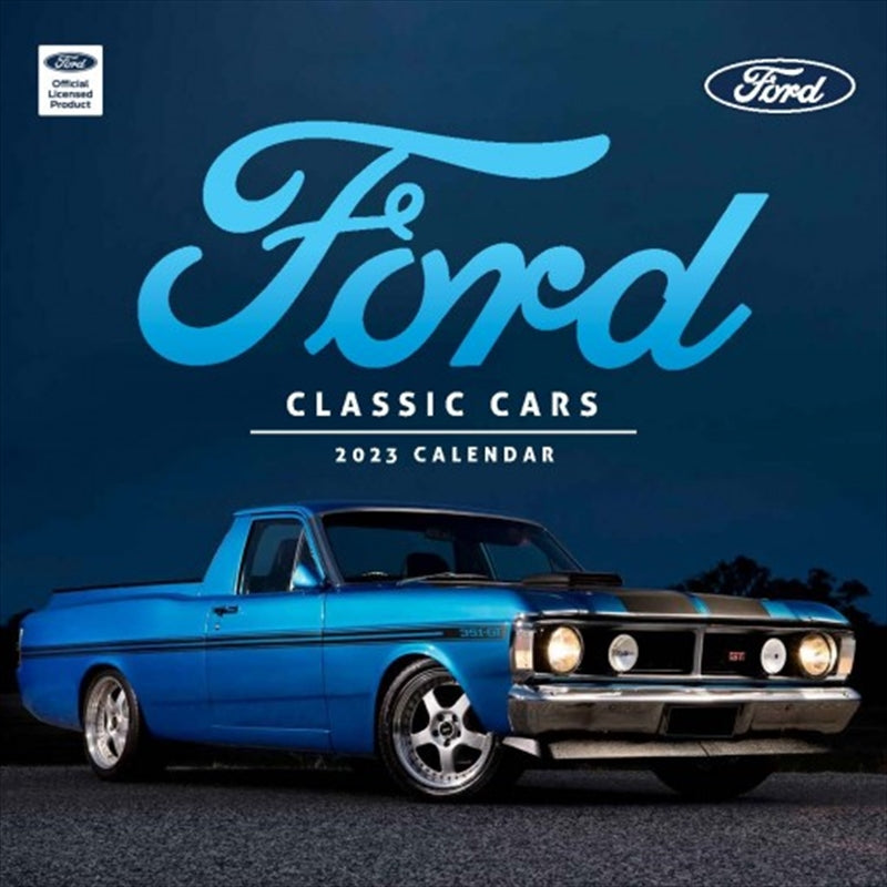 Classic Ford Cars Square Calendar 2023