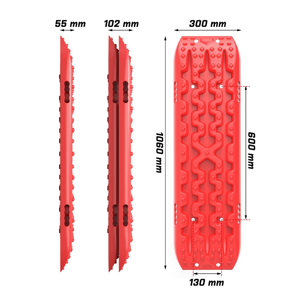 X-BULL 4WD Recovery Tracks Boards Sand Truck Mud Gen3.0/ Tyre Tire Deflator