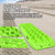 X-BULL Recovery tracks kit Boards Sand Mud Trucks 6pcs strap mounting 4x4 Sand Snow Car green GEN3.0