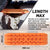 X-BULL Recovery tracks Boards 10T 2 Pairs Sand Mud Snow With Mounting Bolts pins Orange